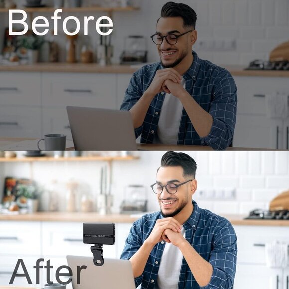 120 LED Phone Light, Selfie Light for iPhone, 5000Mah Rechargeable Clip Video Li - Picture 9 of 9